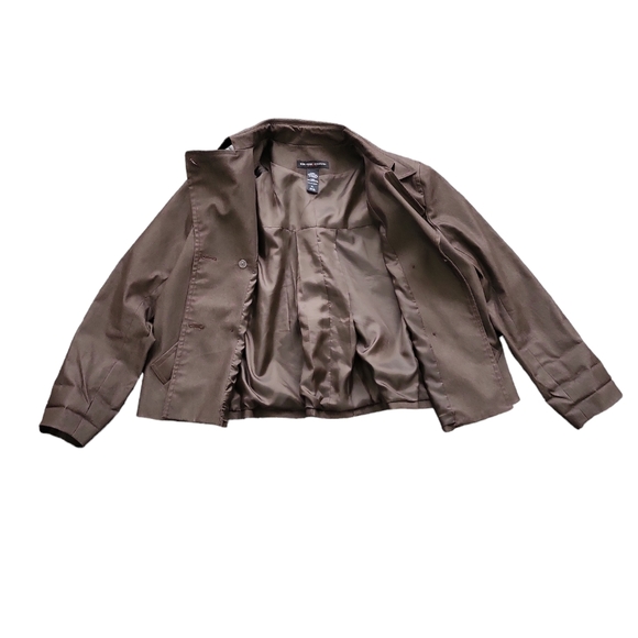 EUC like new New York Company women's brown double breast jacket coat XL - Picture 5 of 9